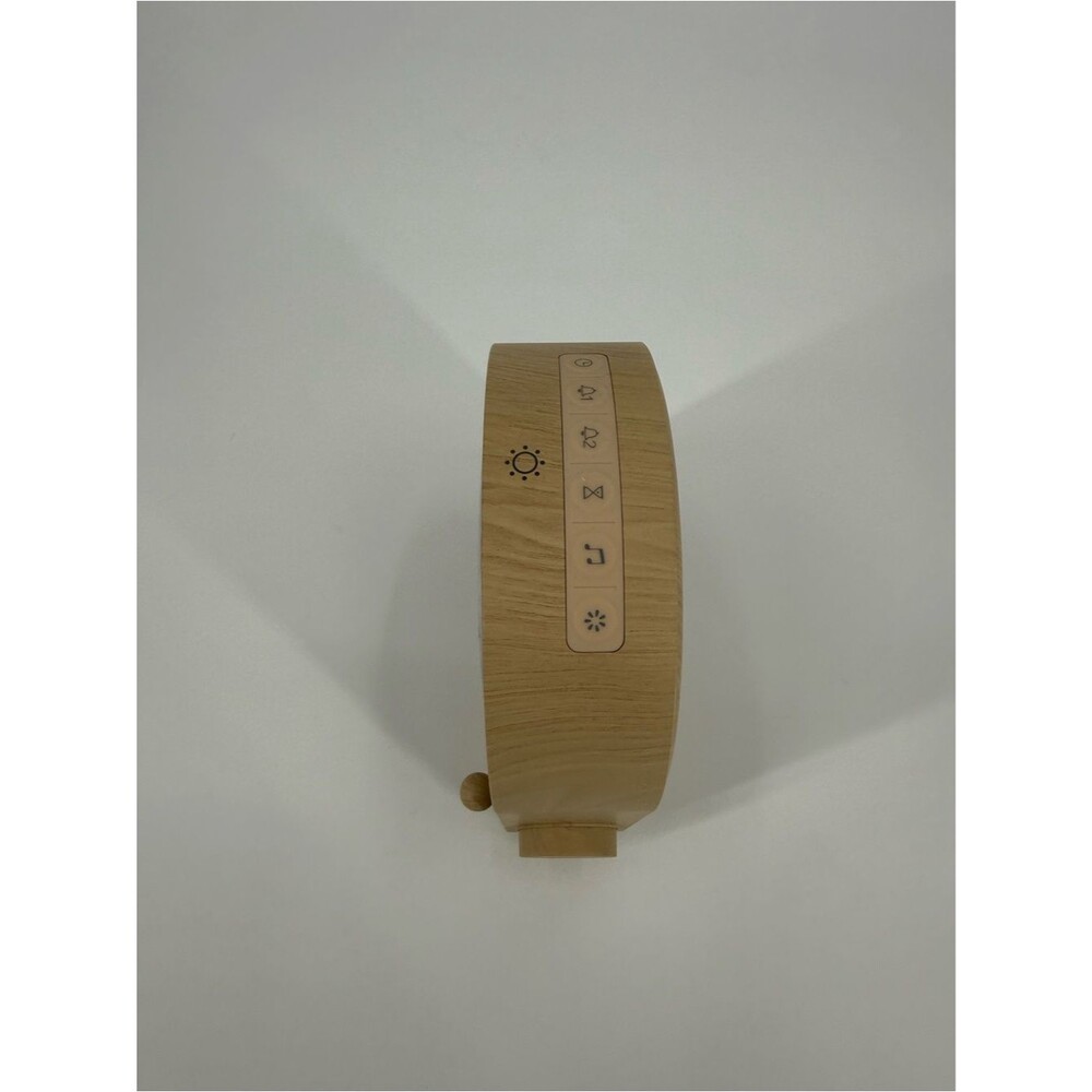 Moon Lamp Dual Alarm Clock Sunrise Wake Up Light with White Noise - Picture 9 of 9
